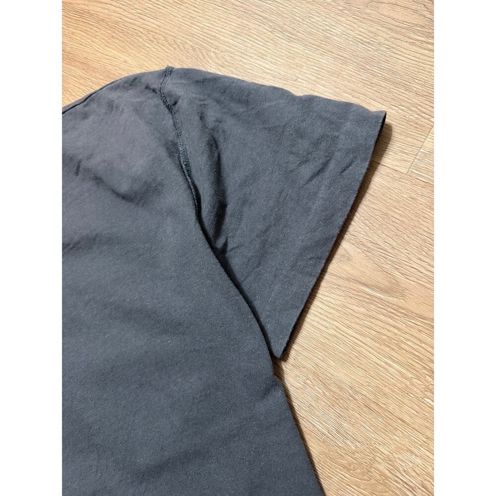 AllSaints Oversized Fit T Shirt Mens XS Black 100% Organic Cotton Portugal - Picture 4 of 4